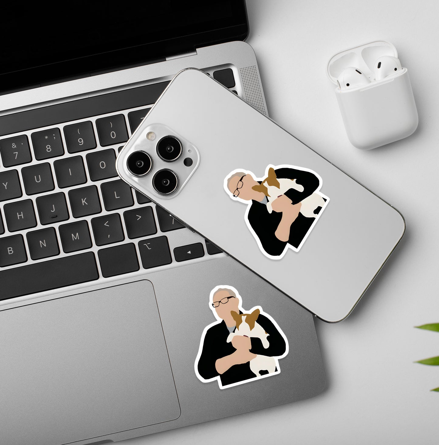 Jay And Stella | Modern Family- Laptop / Mobile Sticker