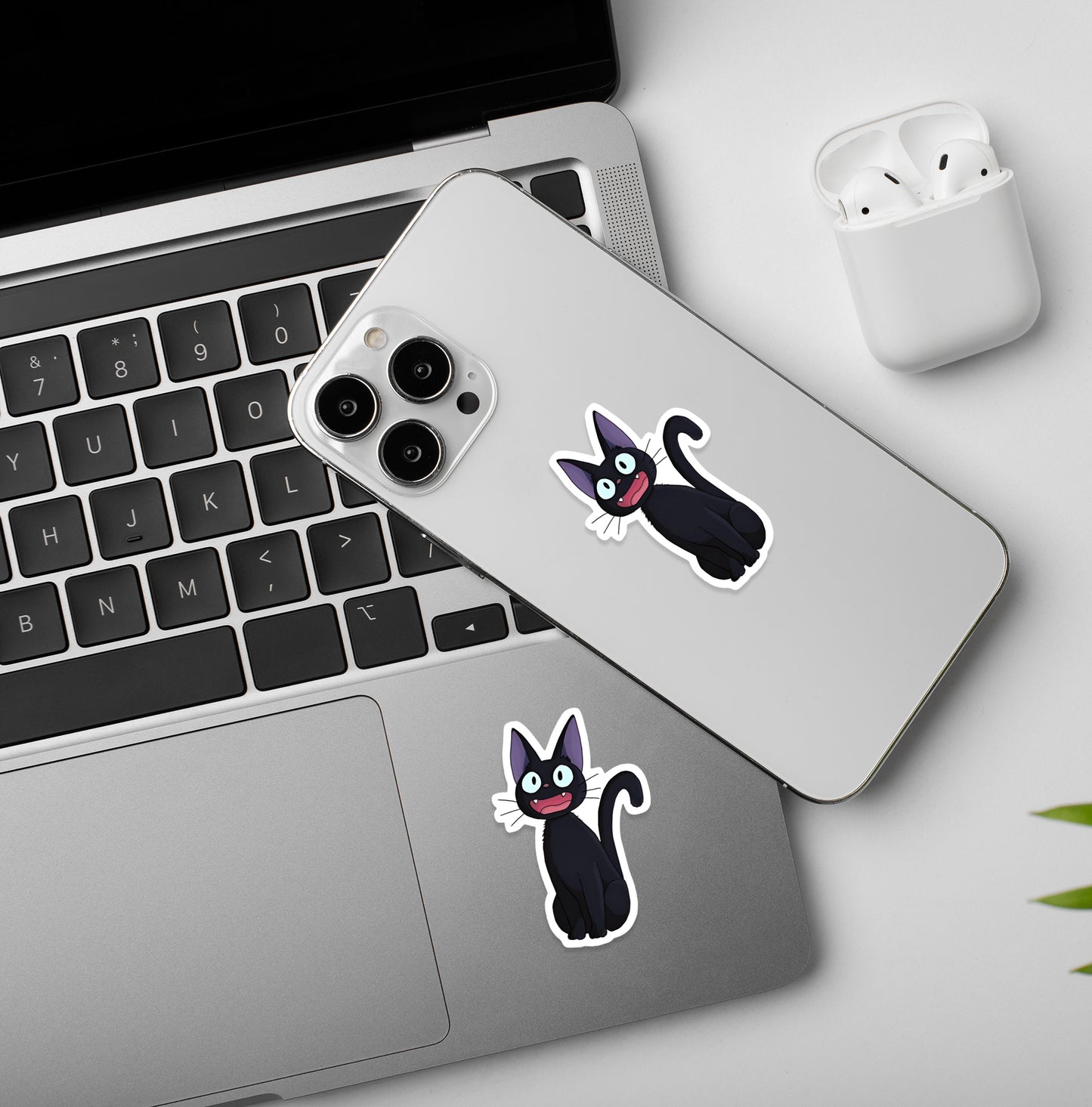 Jiji The Cat - Laptop / Mobile Stickers