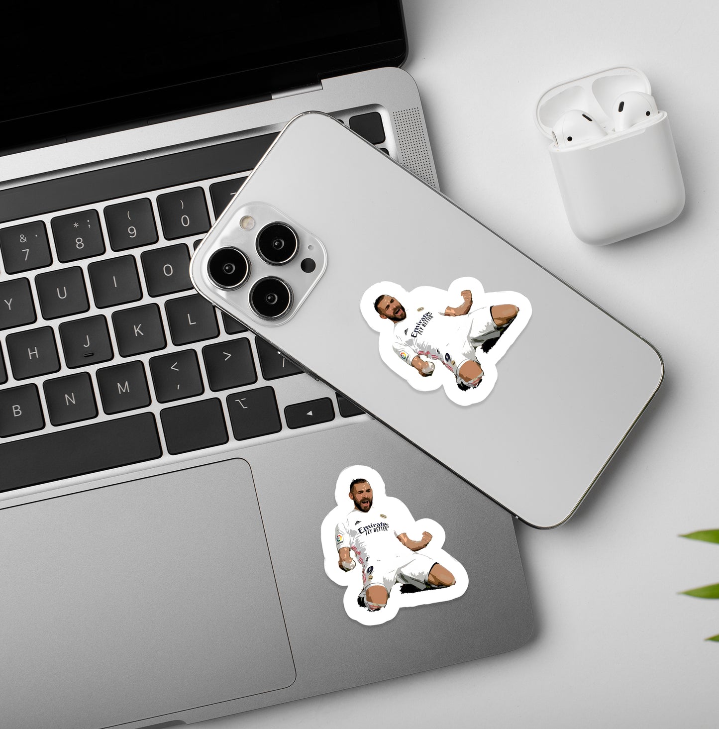 Karim Benze Football Sticker