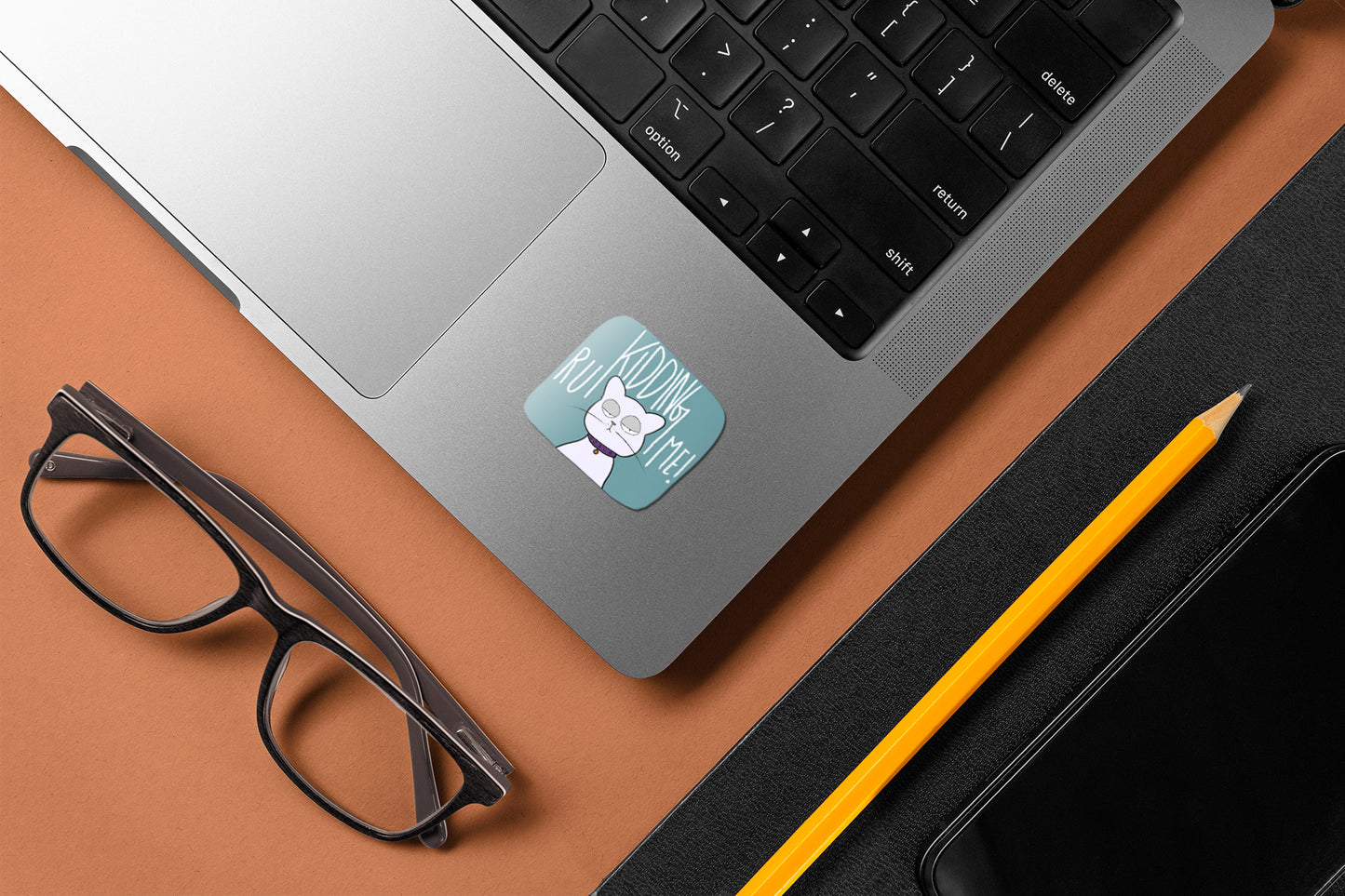 R U Kidding Me - Laptop & Mobile Stickers