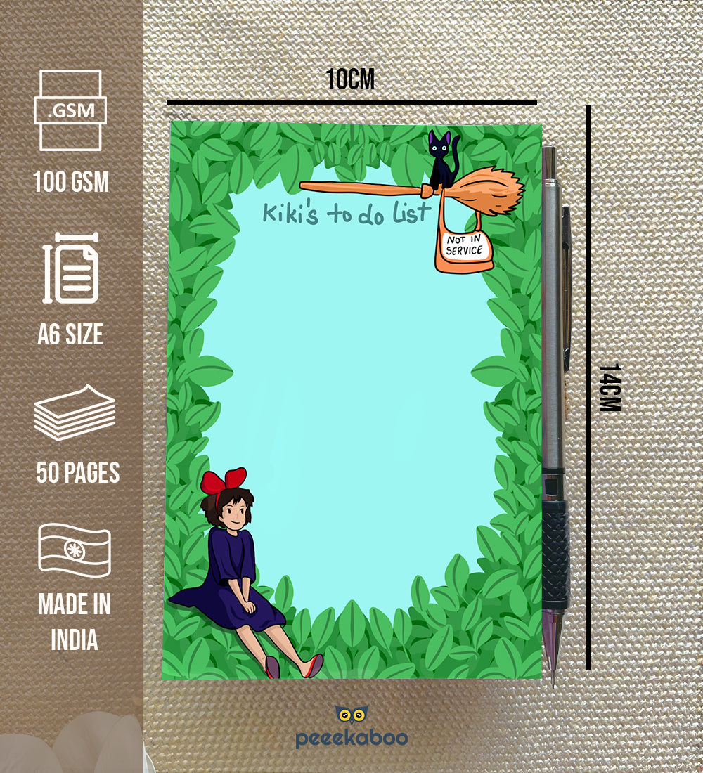 Kiki's Delivery Service Notepad
