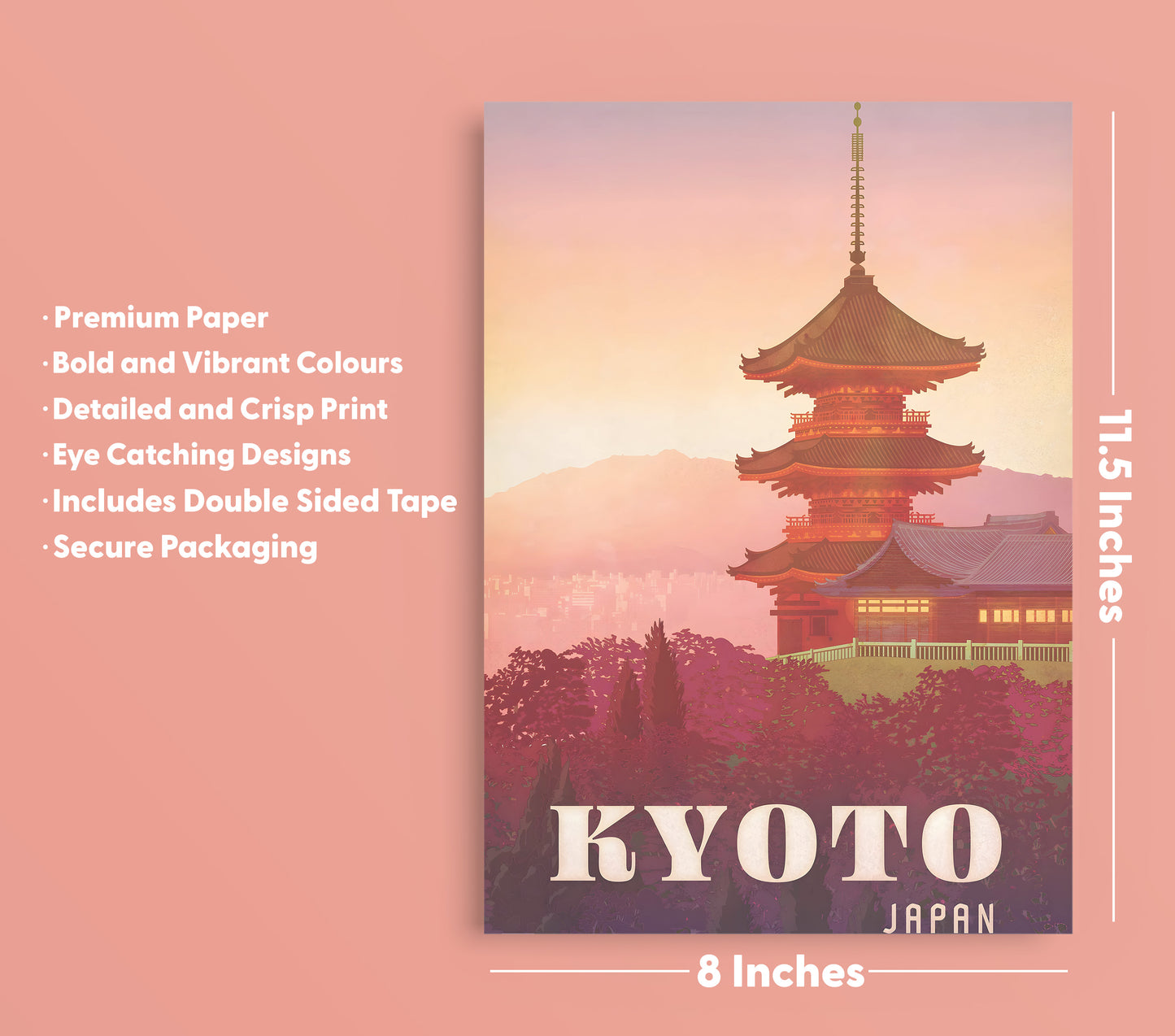 Kyoto Wall Art - Poster