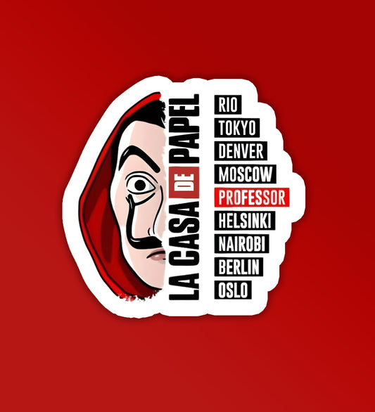 La Casa | Money Heist - Laptop / Mobile Sticker
