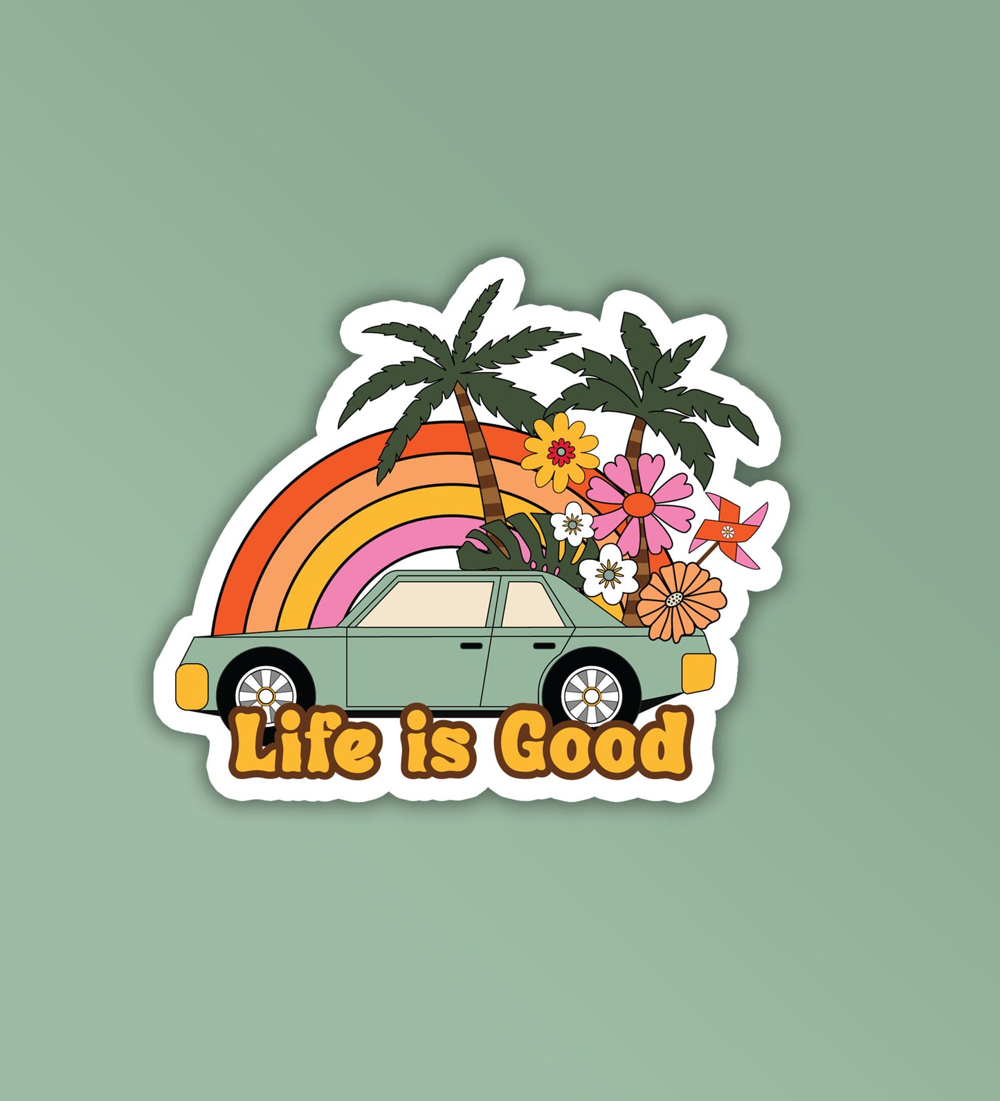Life Is Good- Laptop & Mobile Stickers