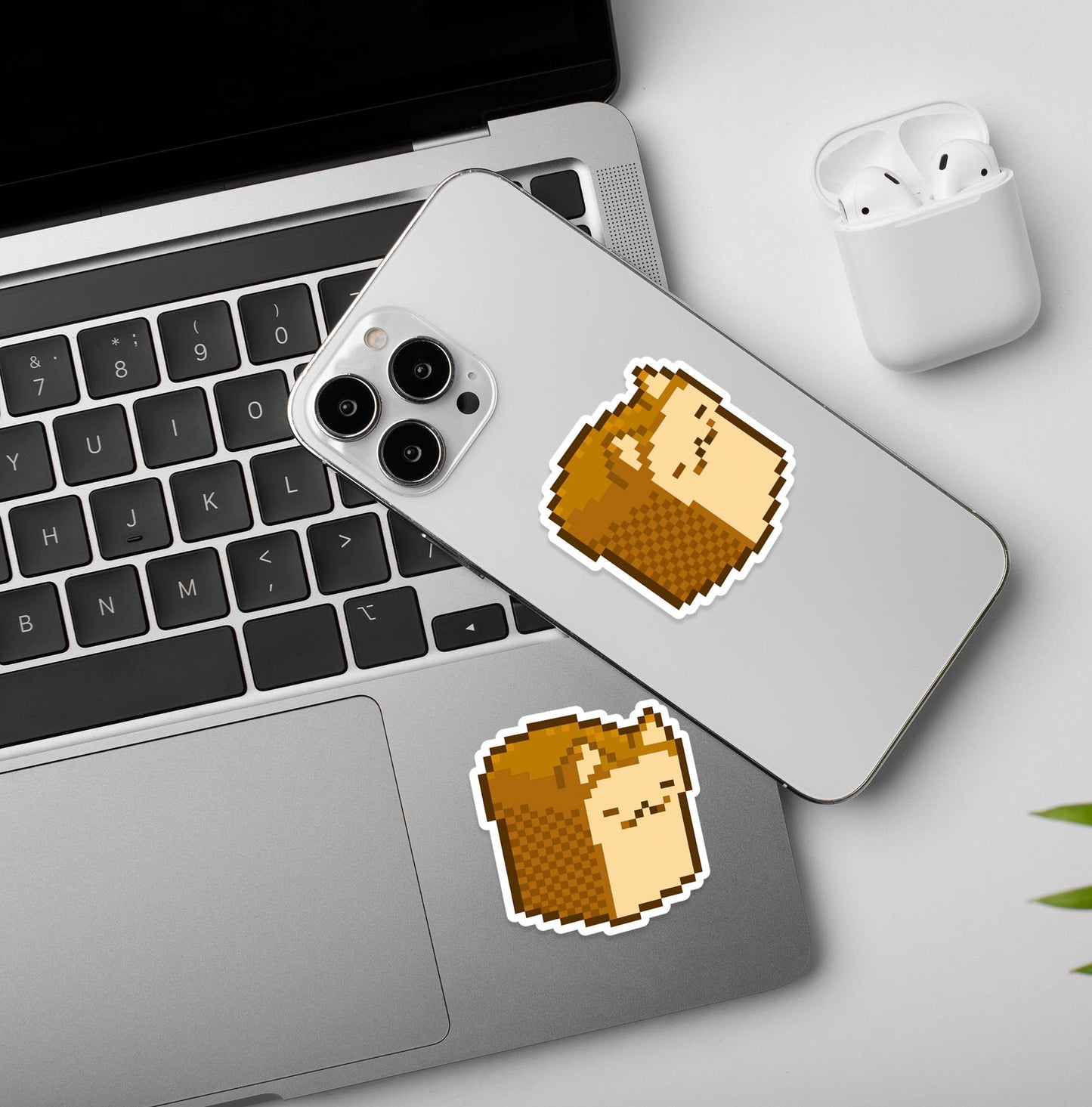 Loaf Of Cat Meme - Vinyl Laptop / Mobile Sticker