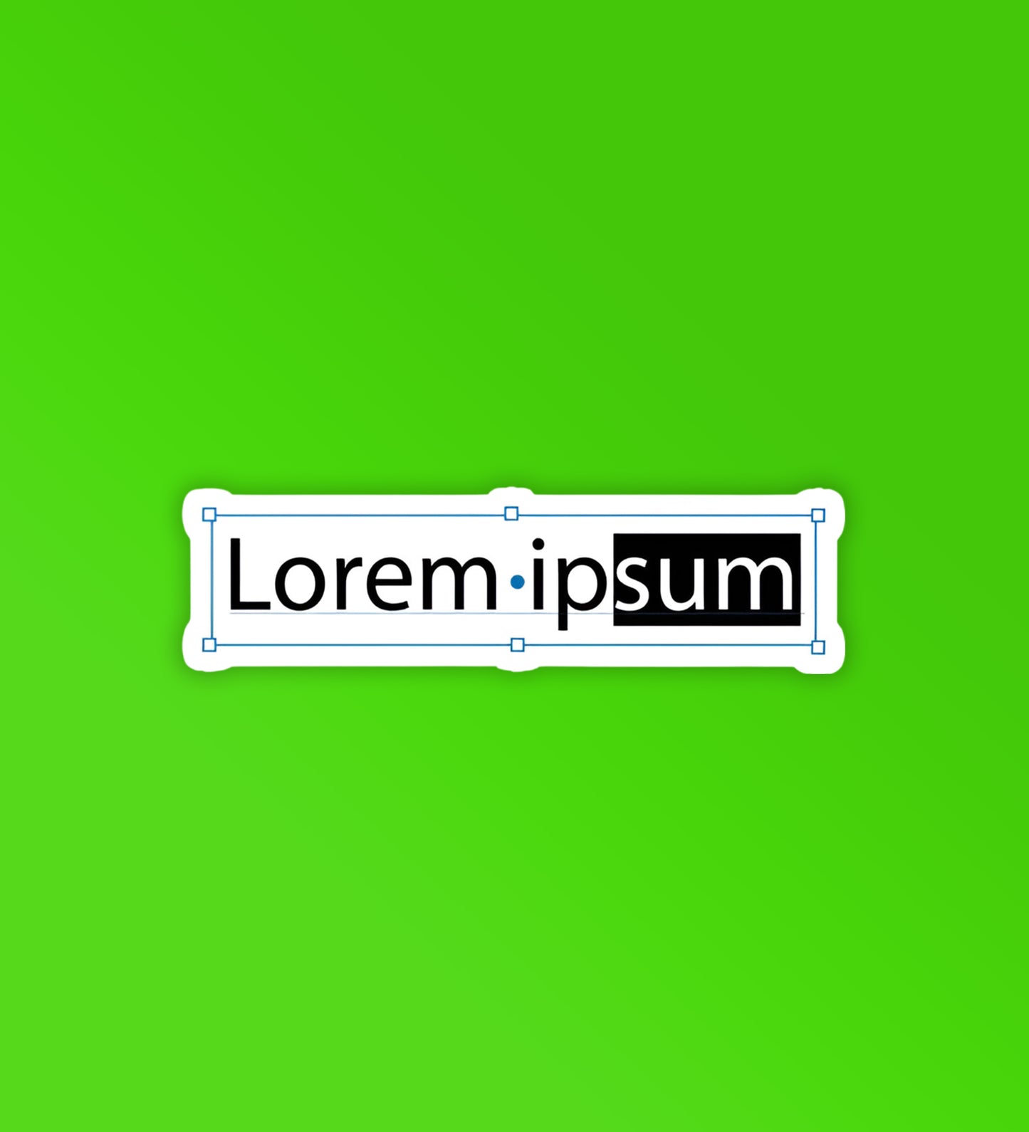 Lorem Ipsum - Laptop & Mobile Stickers