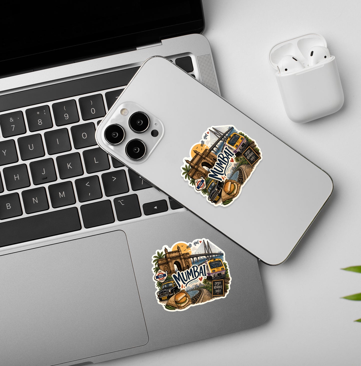 Mumbai - Indian City Laptop / Phone Stickers