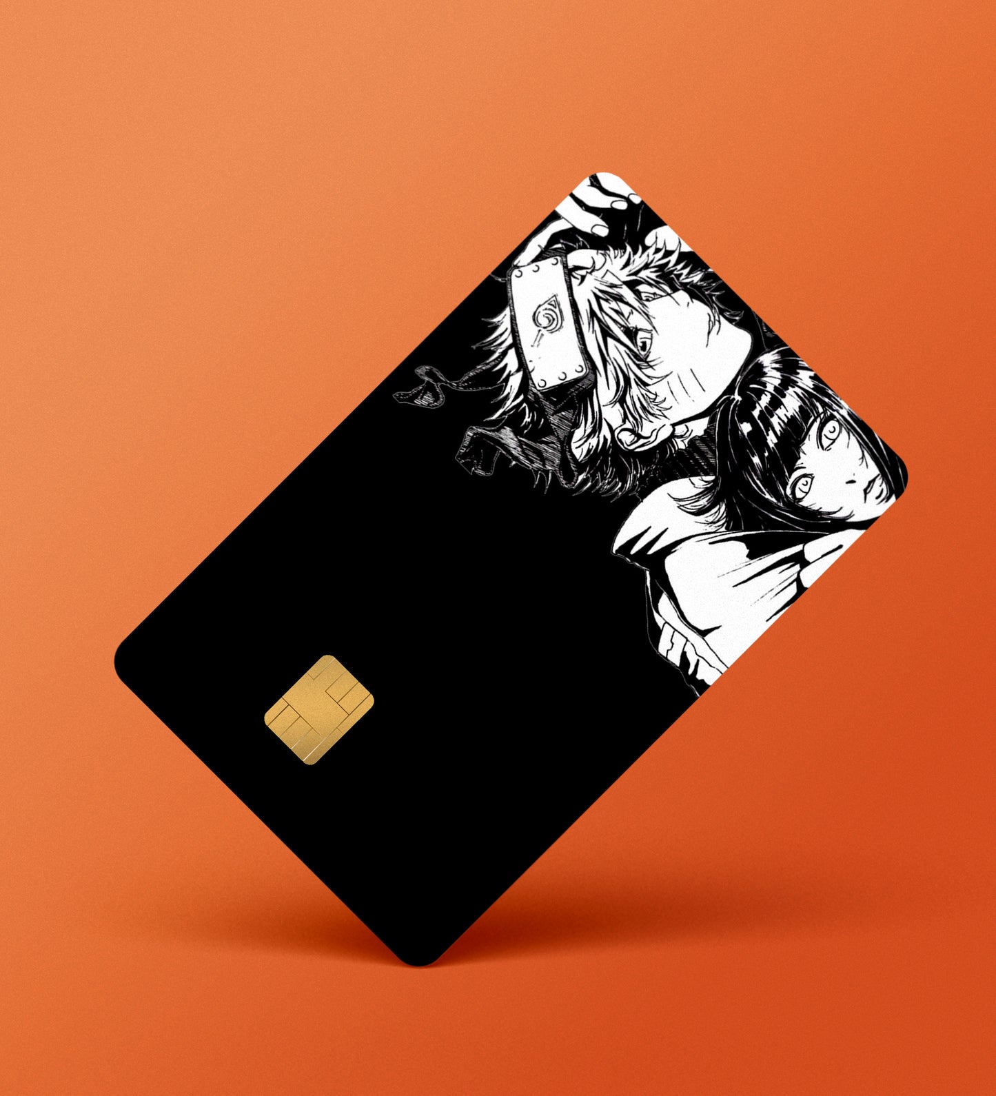 Naruto B&W - Credit / Debit Card Skin