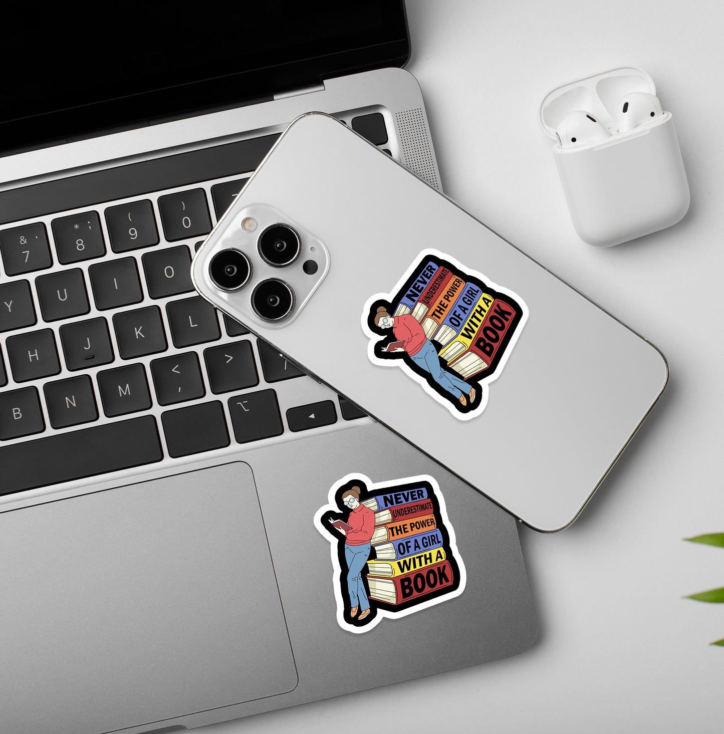 Never Underestimate | Laptop - Mobile Sticker