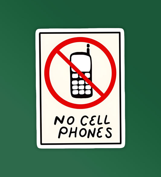 No Cell Phone (Luke's) - Gilmore Girls Sticker
