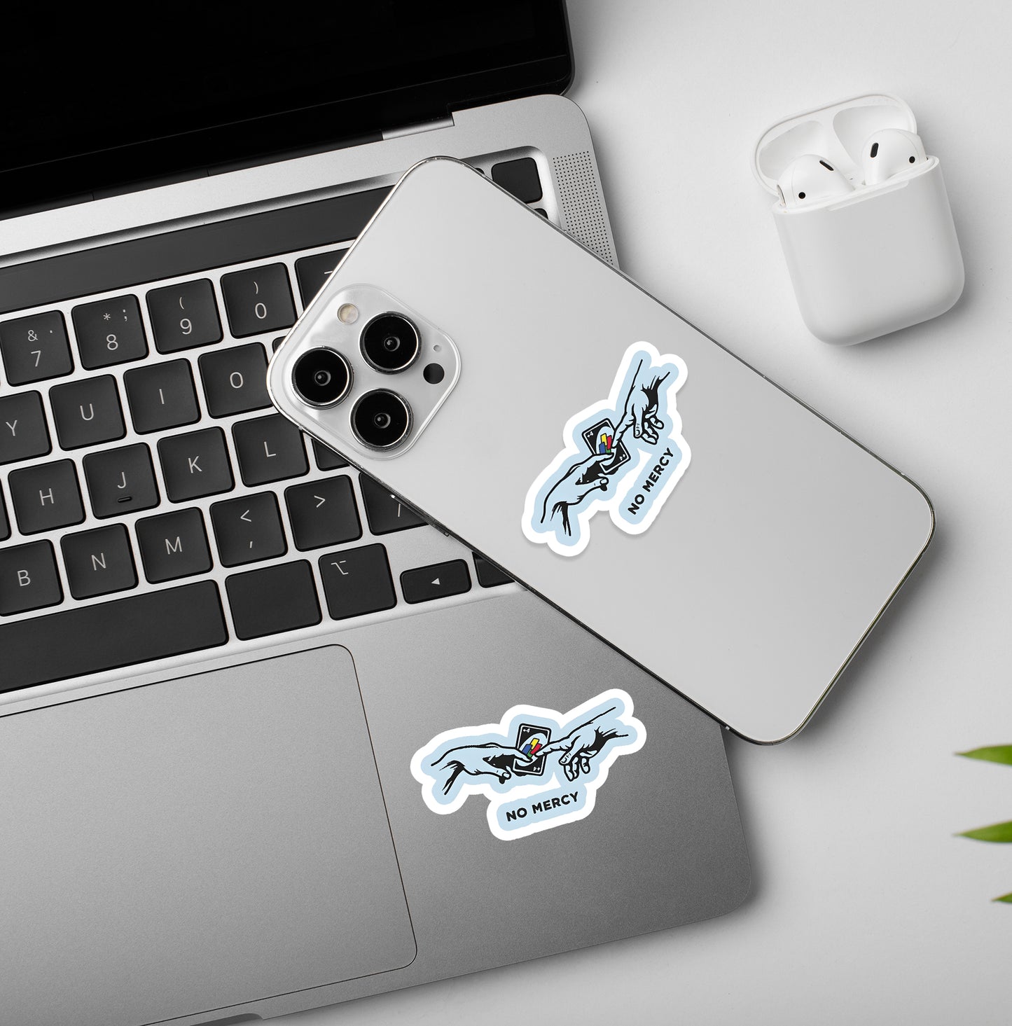 No Mercy UNO - Laptop / Mobile Stickers