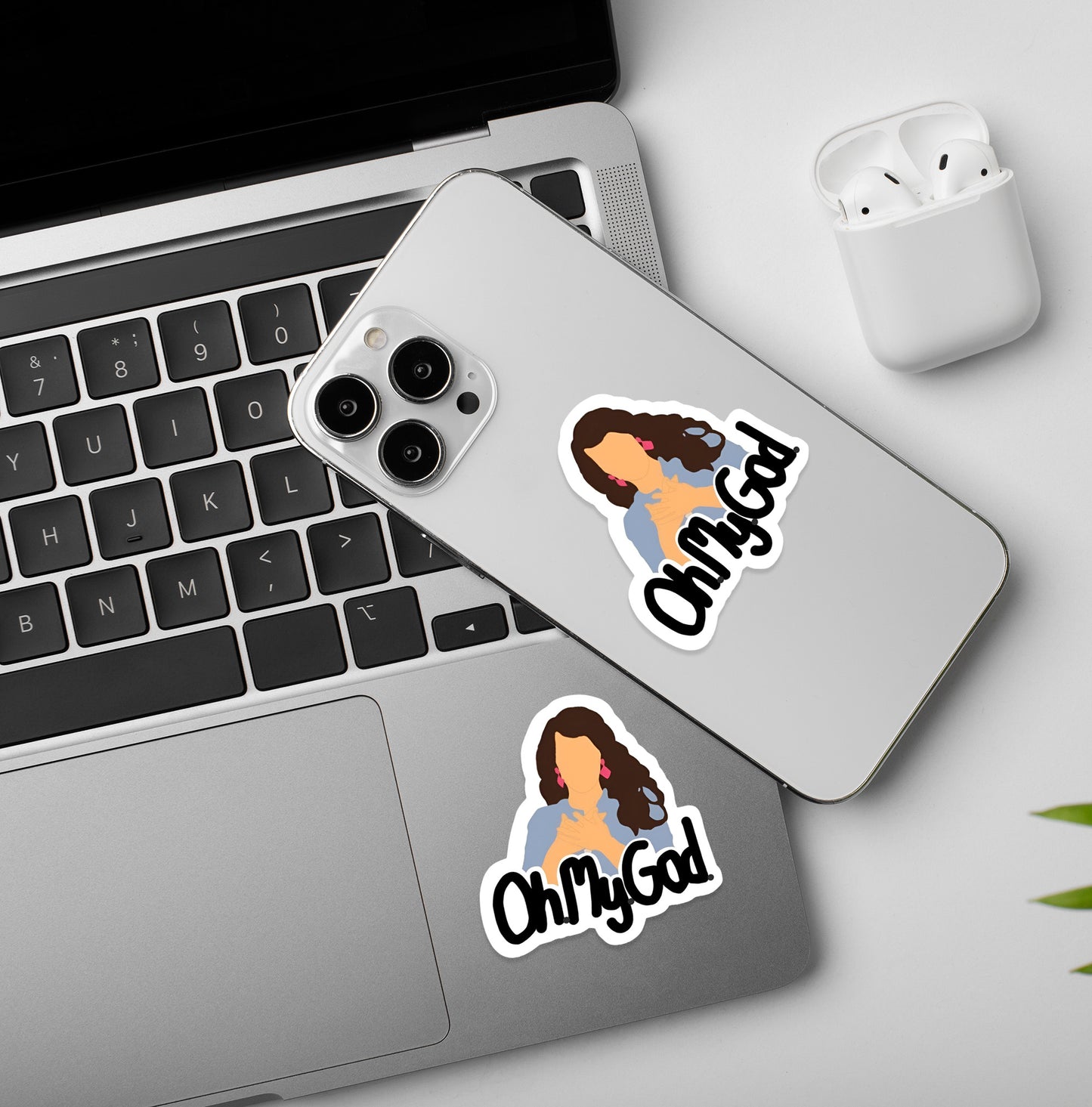 Oh My God - Janice | Laptop & Mobile Stickers