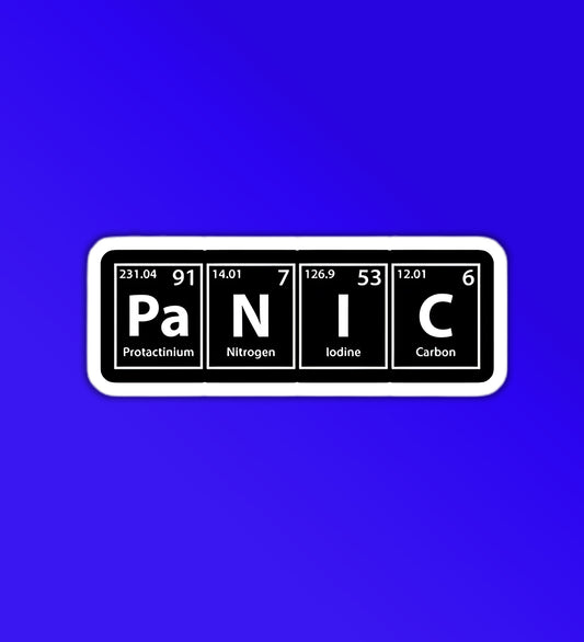 Periodic Panic Sticker
