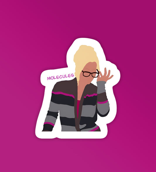 Penny - Molecules | BBT - Laptop / Mobile Sticker