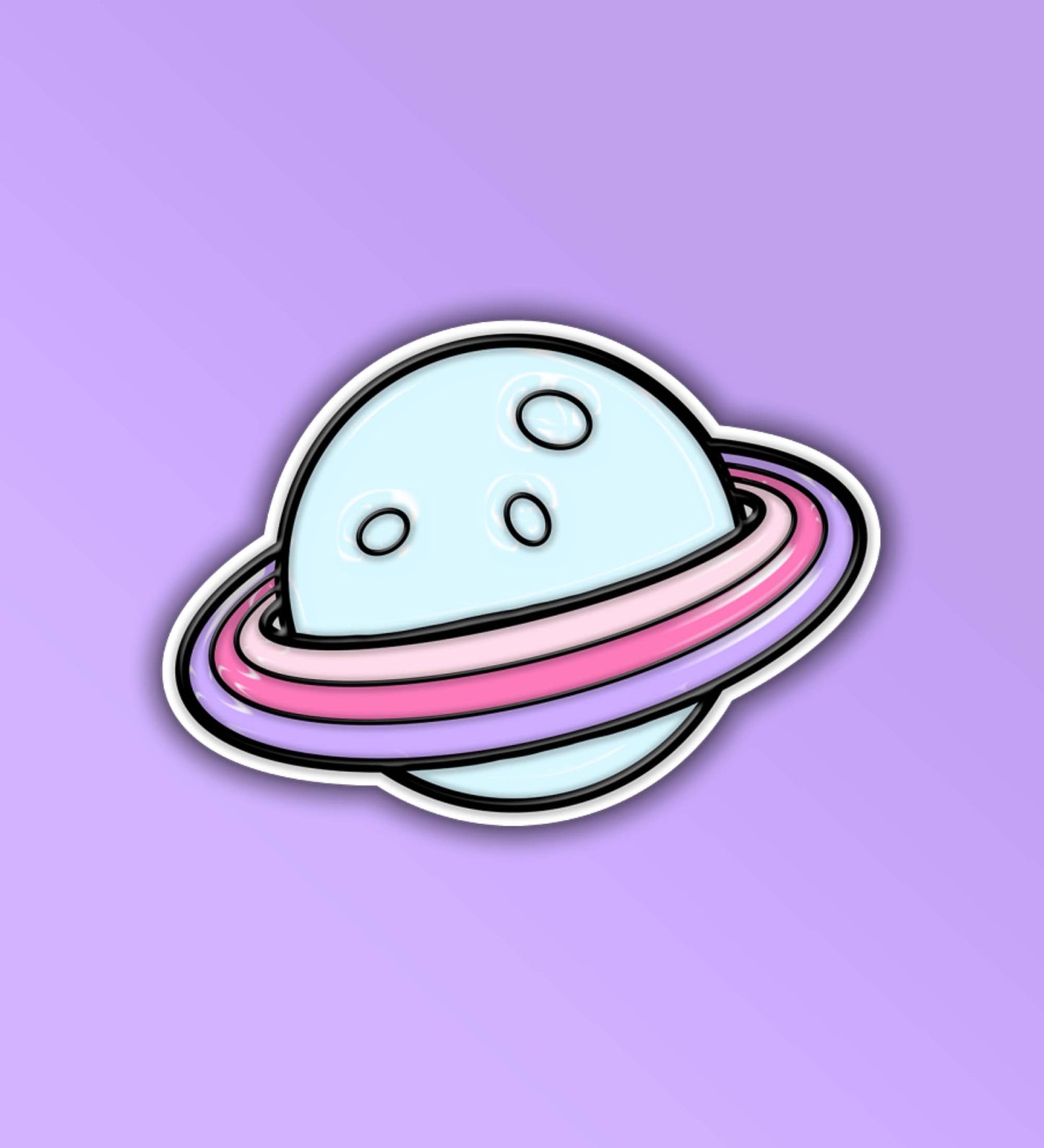 Cute Planet - Laptop & Mobile Stickers