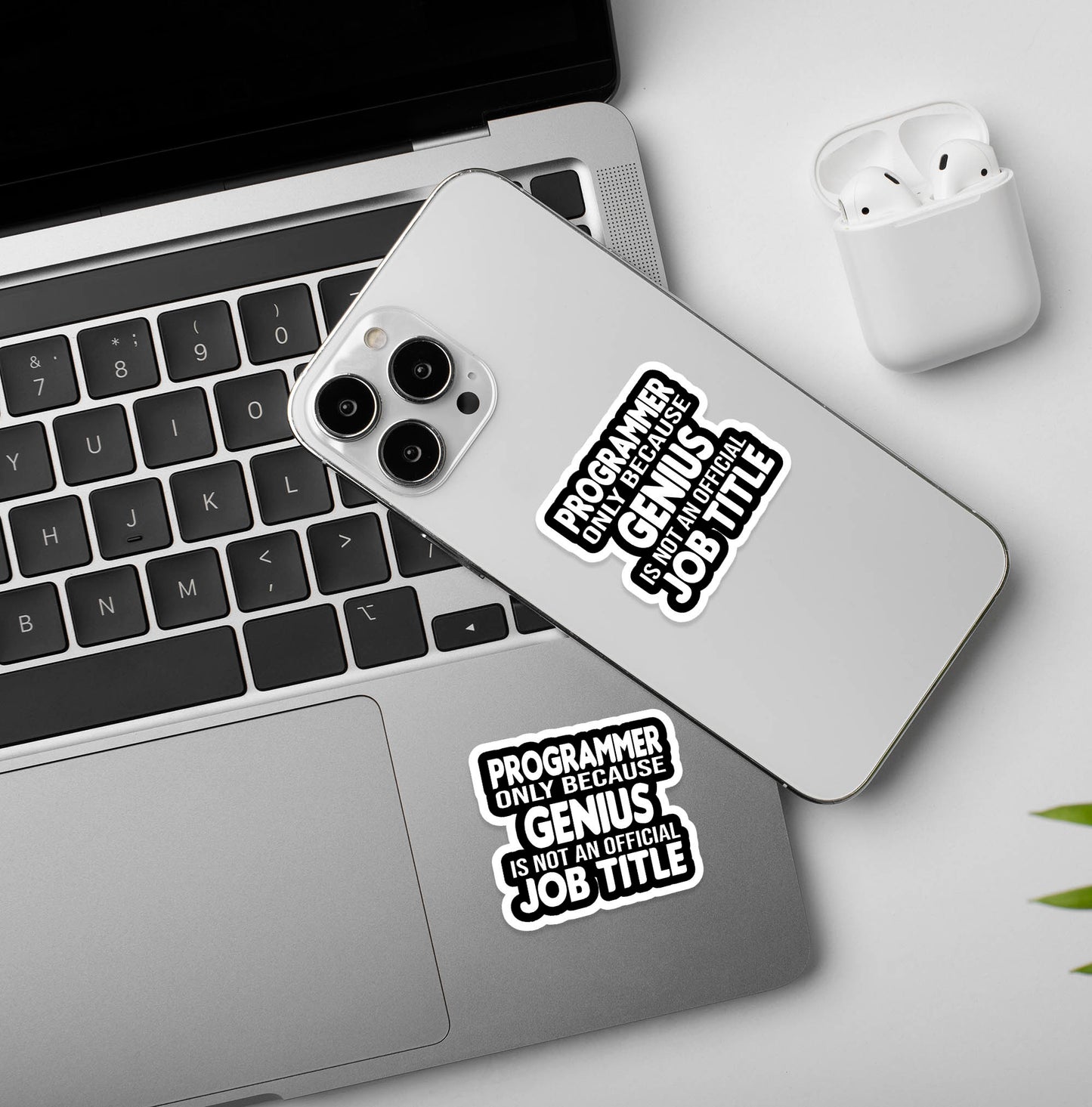 Genius Programmer - Coding Sticker