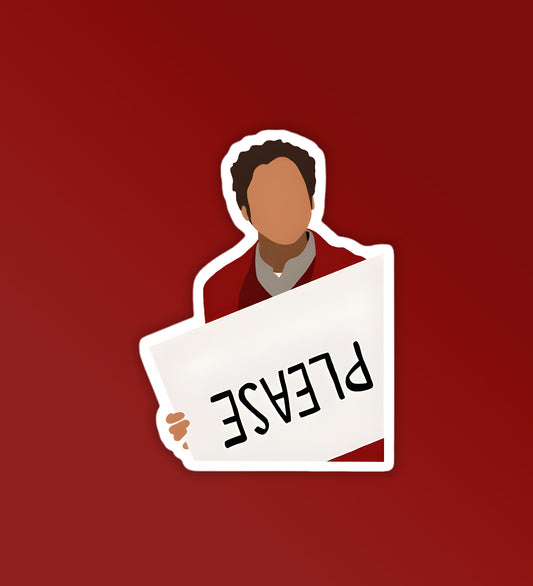 Raj - Please | BBT - Laptop / Mobile Sticker