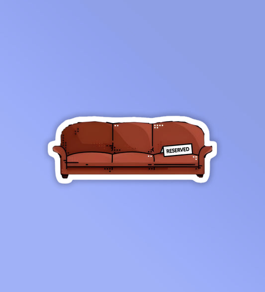Reserved - Sheldon's Spot | BBT - Laptop / Mobile Sticker