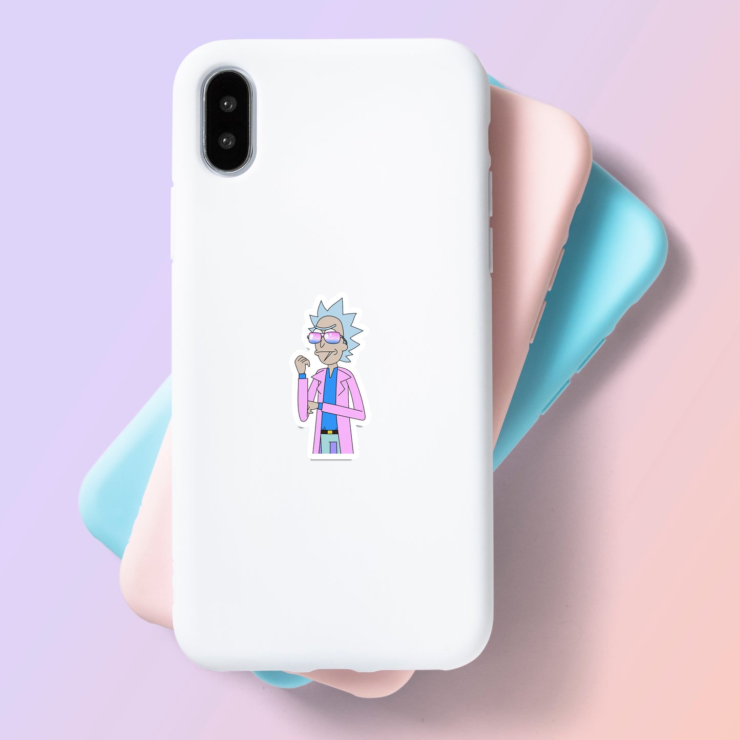 Purple Rick Sticker