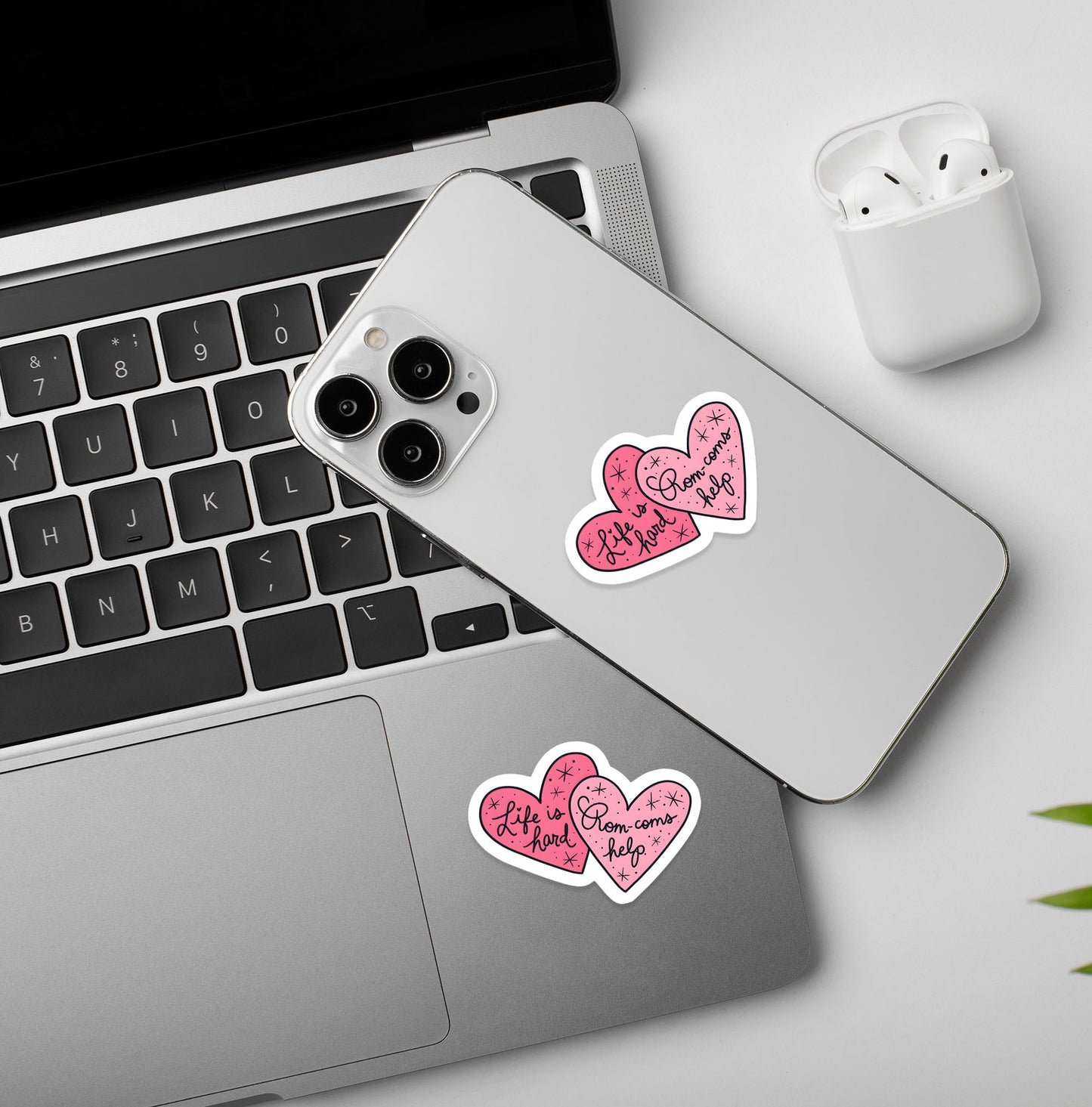 Rom Com Laptop / Mobile Sticker
