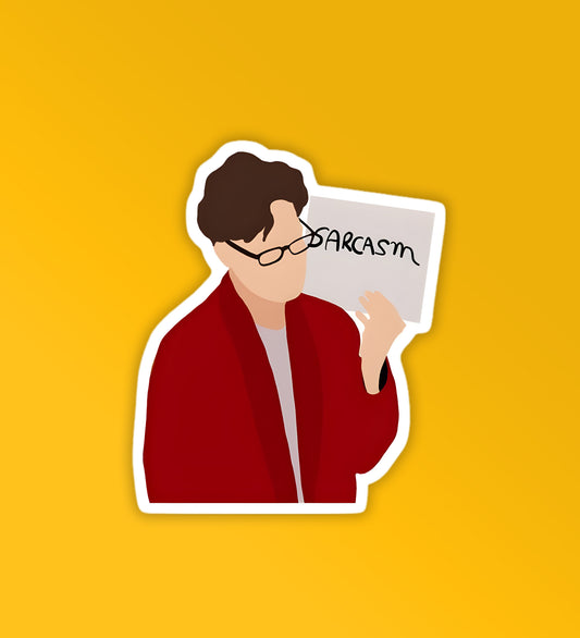 Leonard - Sarcasm | BBT - Laptop / Mobile Sticker