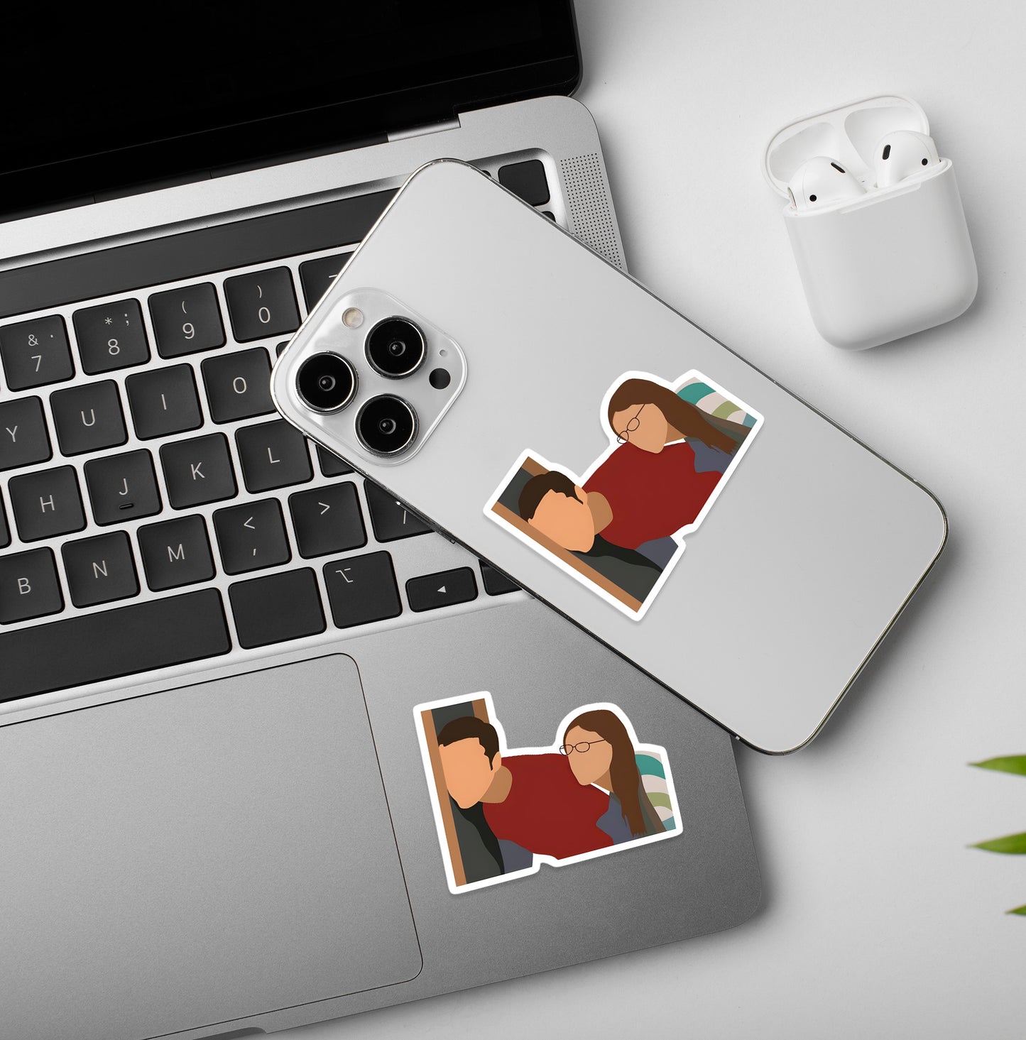 Sheldon & Amy | BBT - Laptop / Mobile Sticker