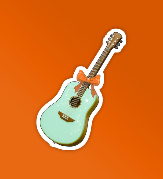 Showgirl's Guitar | Taylor Swift Sticker