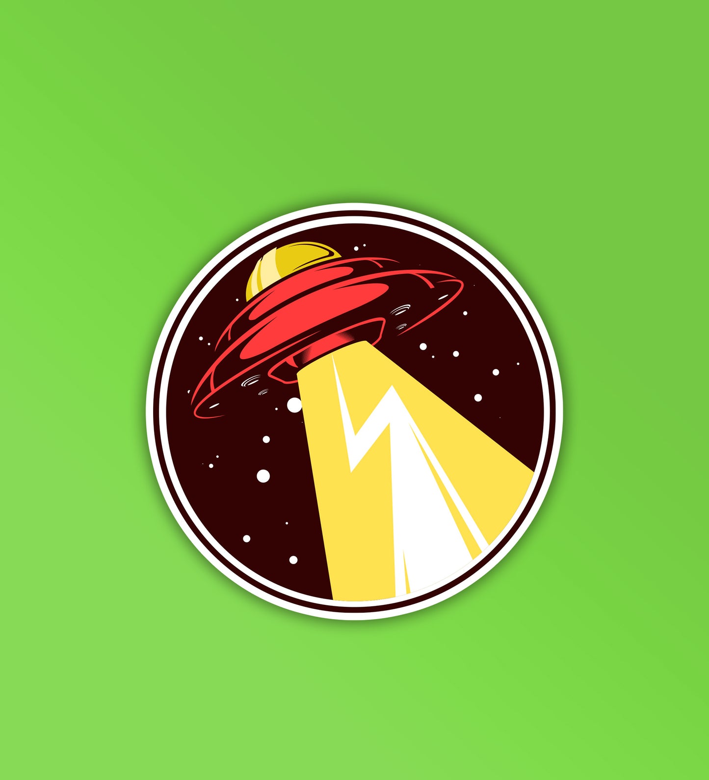 SpaceShip Sticker