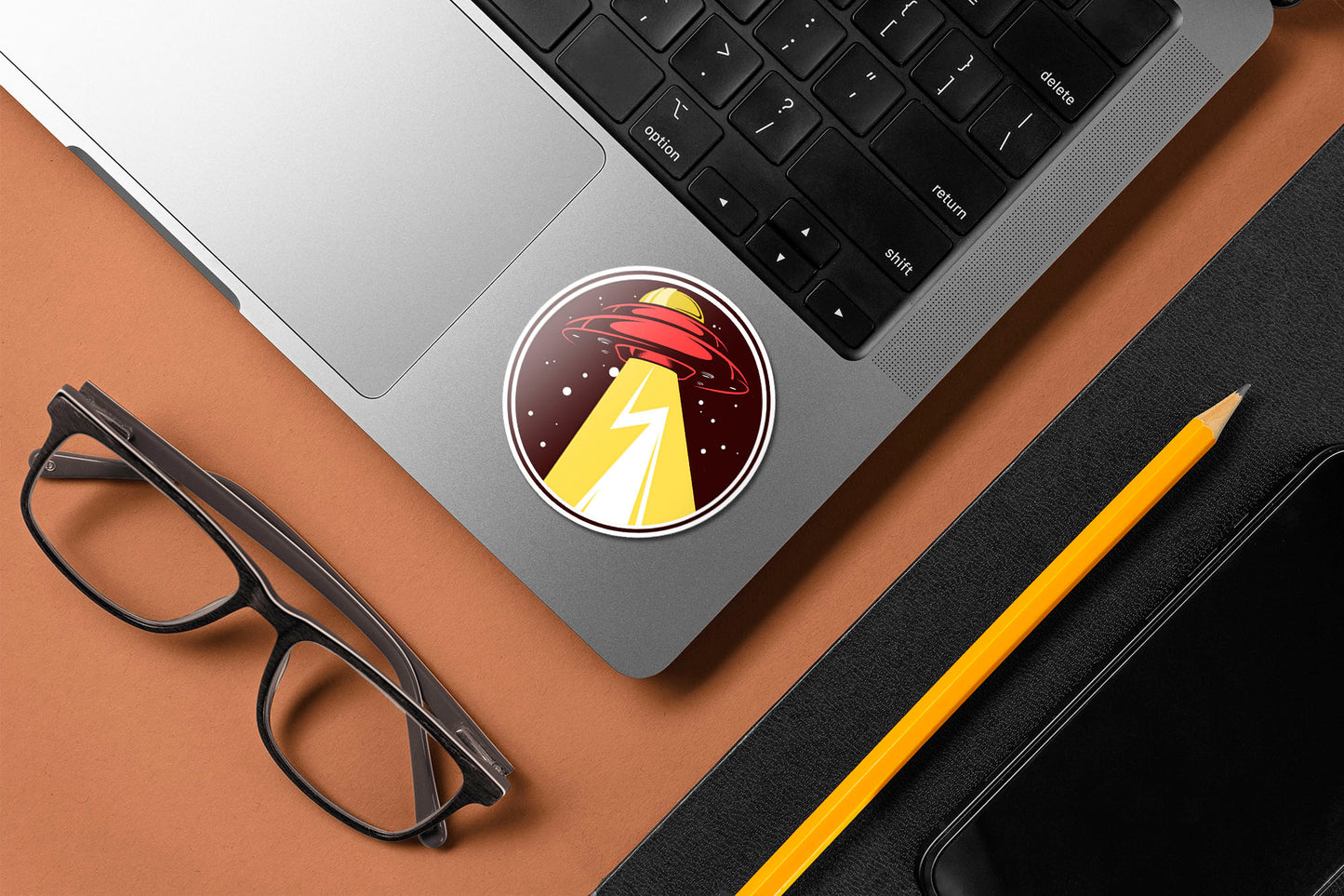 SpaceShip Sticker