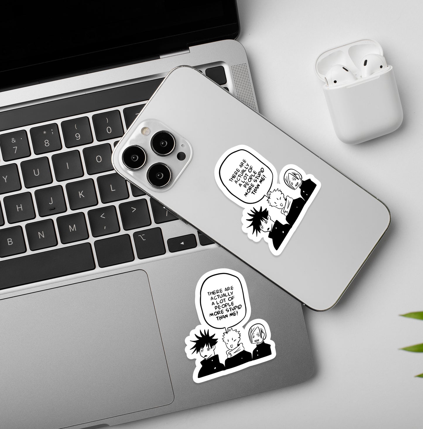 Stupid People - Laptop / Mobile Stickers