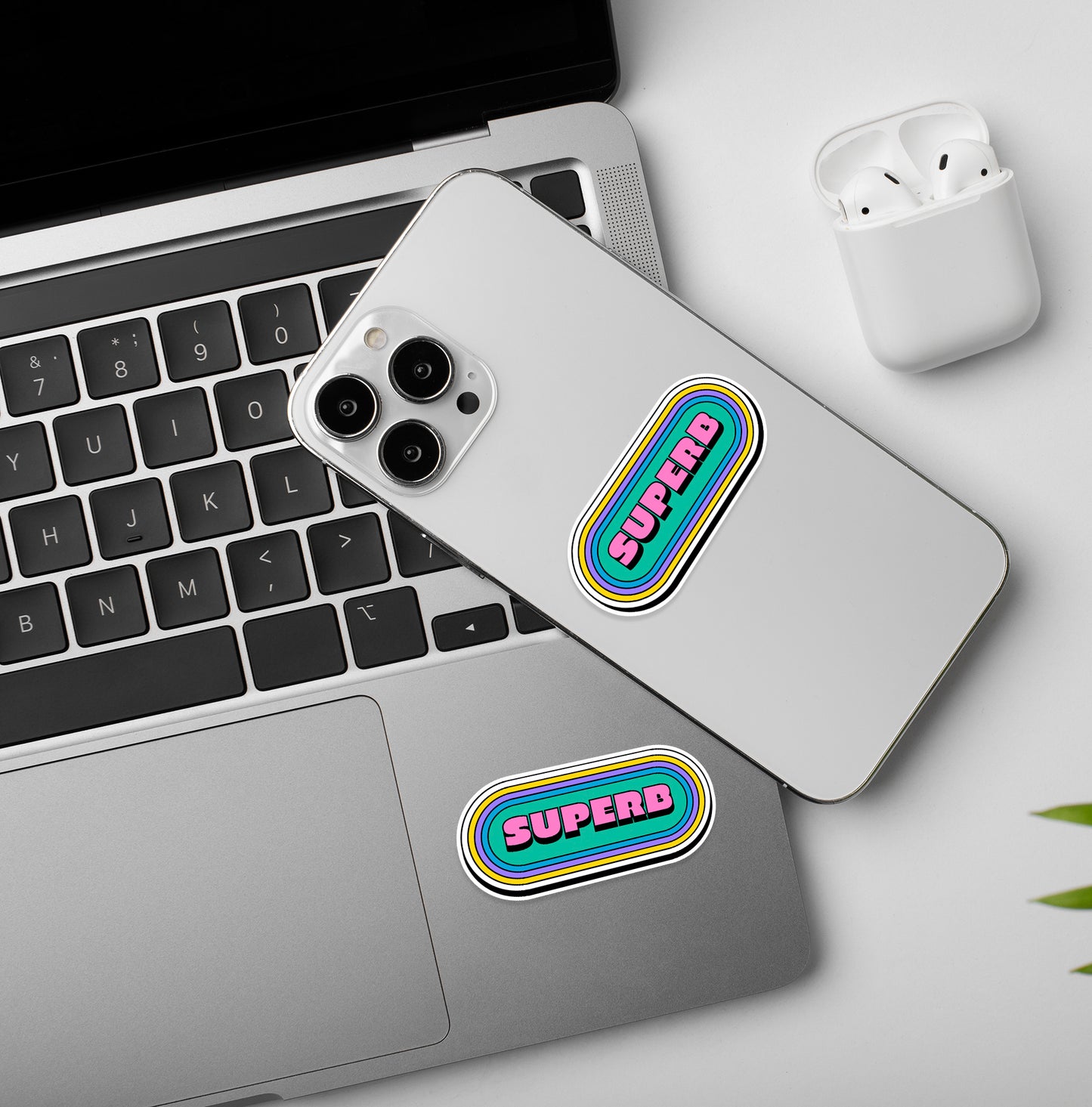 Superb | Laptop - Mobile Sticker