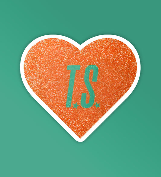 TS Heart - Life Of A Showgirl | Taylor Swift Sticker