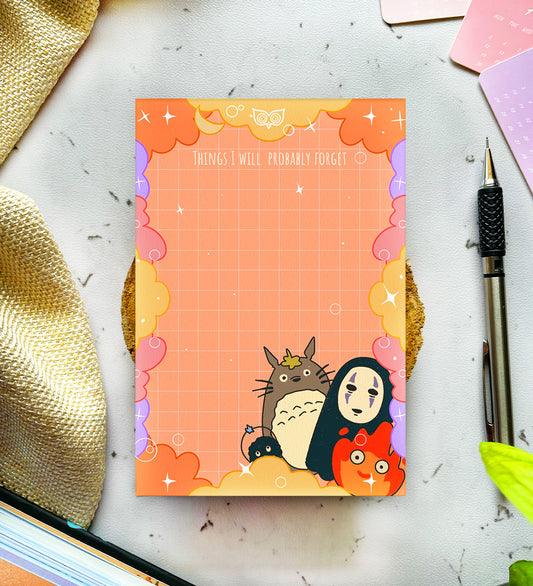 Things I Will Probably Forget | Studio Ghibli  -  Notepad