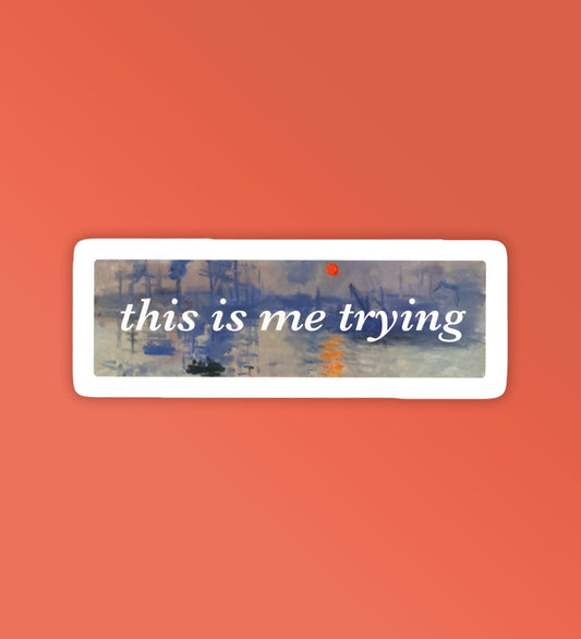 This Is Me Trying - Taylor Swift Stickers