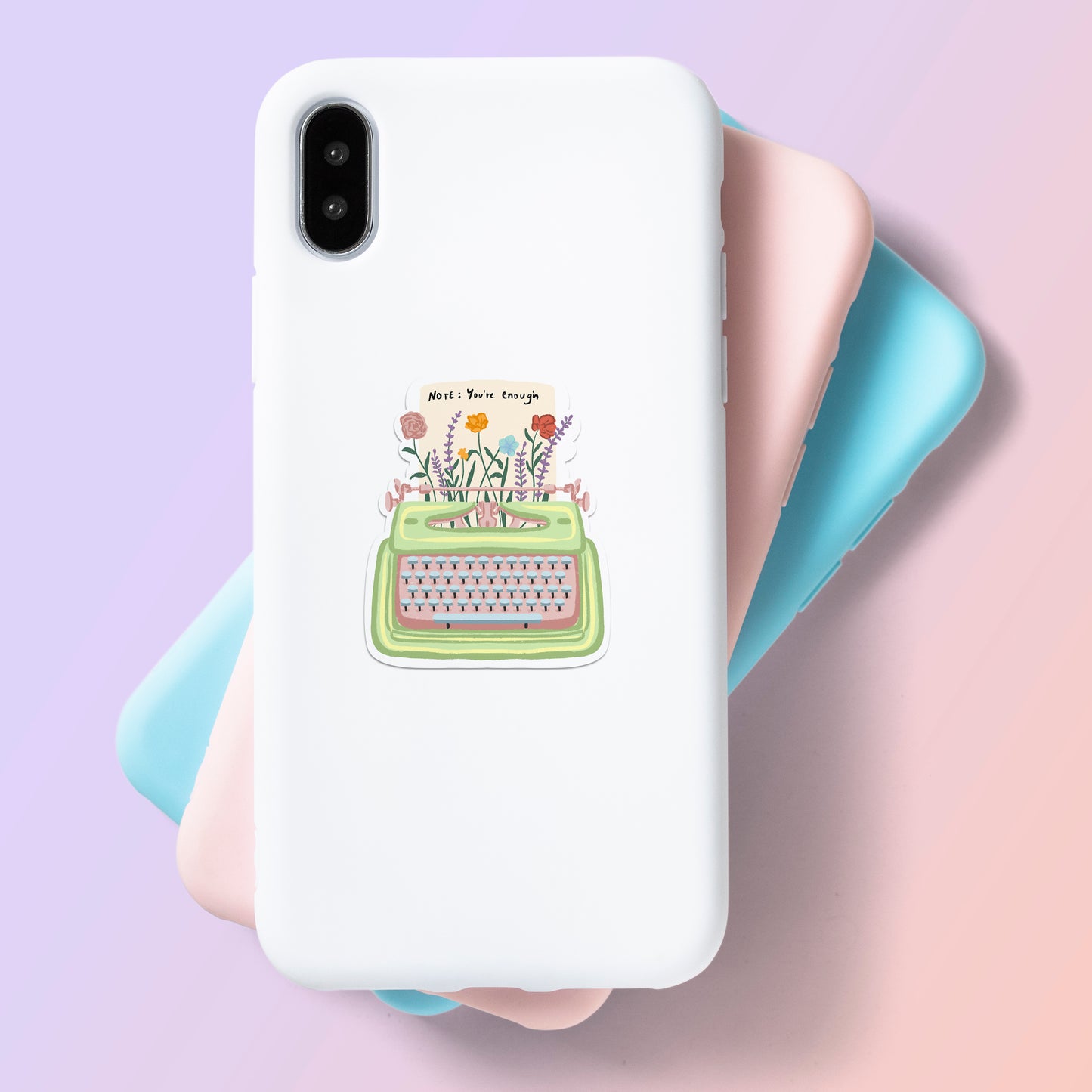Typewriter - Laptop & Mobile Stickers