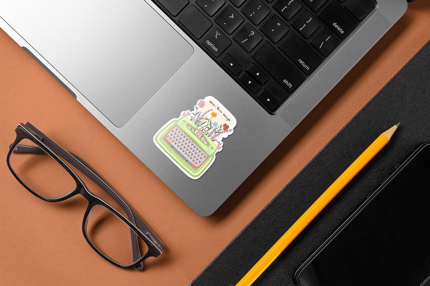 Typewriter - Laptop & Mobile Stickers