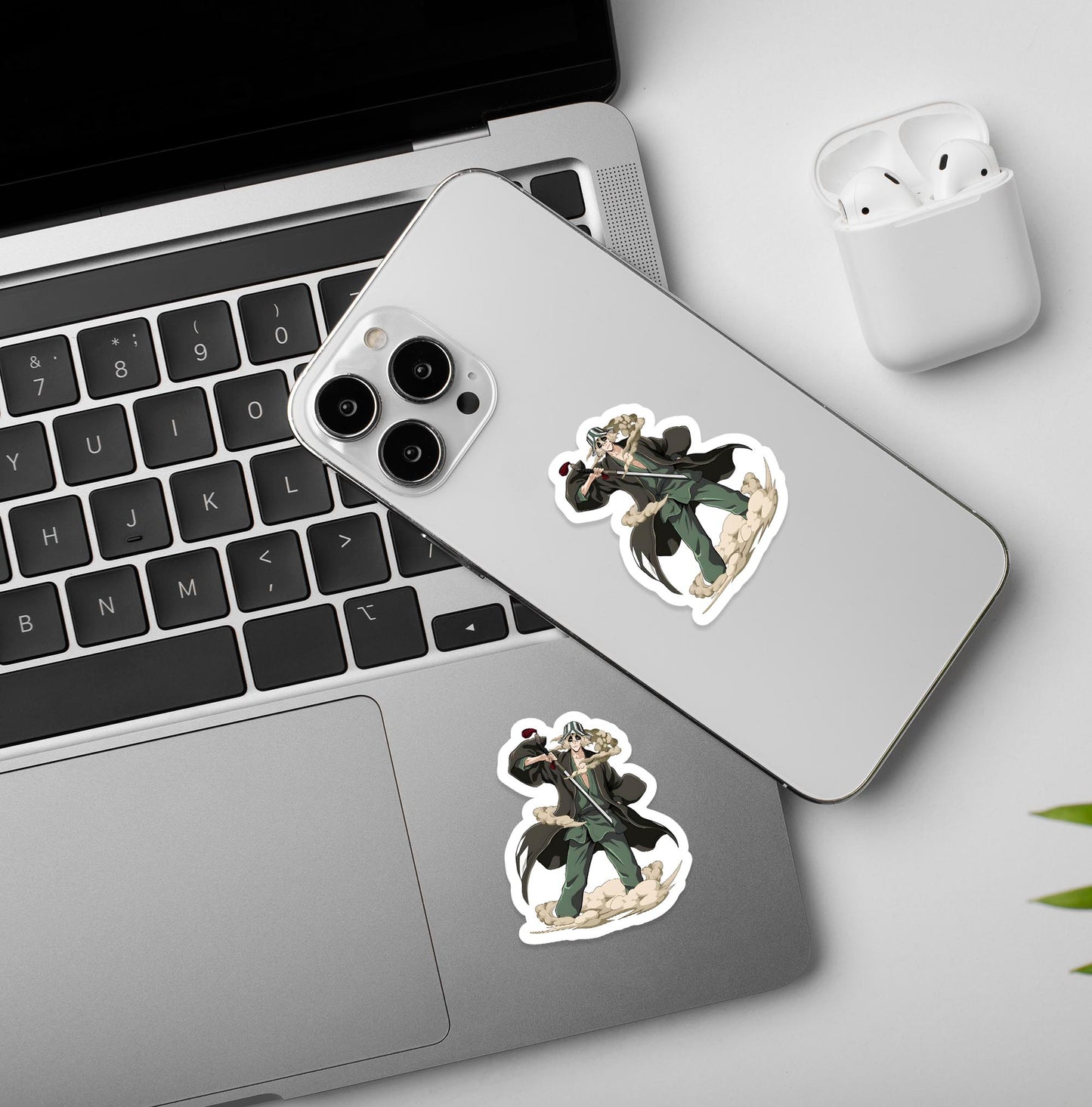 Urahara Kisuke Bleach - Laptop & Mobile Stickers