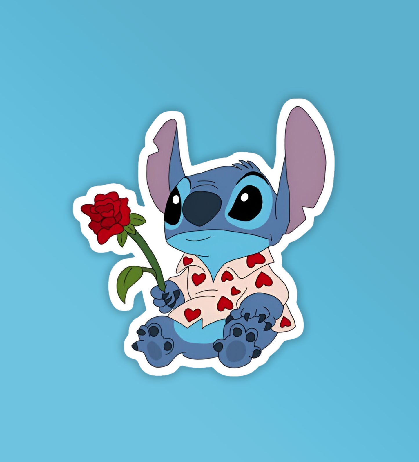 Valentine Stitch | Laptop & Mobile Stickers