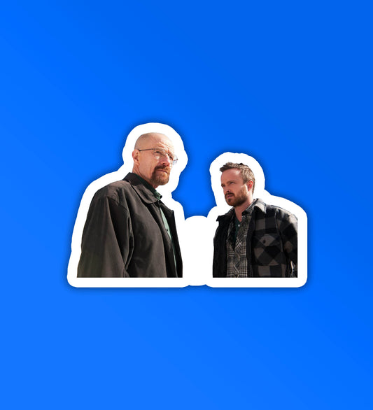 Jessie & Walter White - Laptop / Mobile Sticker