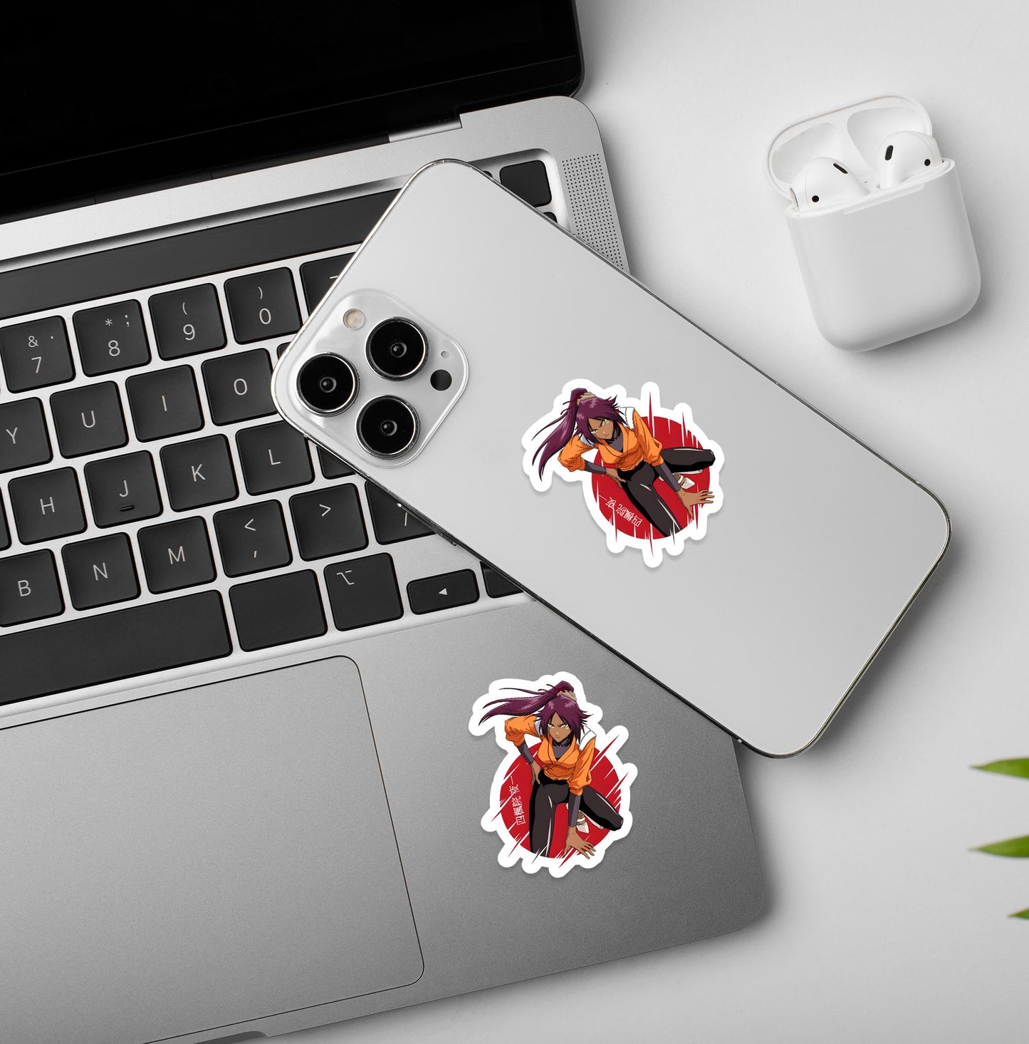 Yoruichi Shihoin- Laptop & Mobile Stickers
