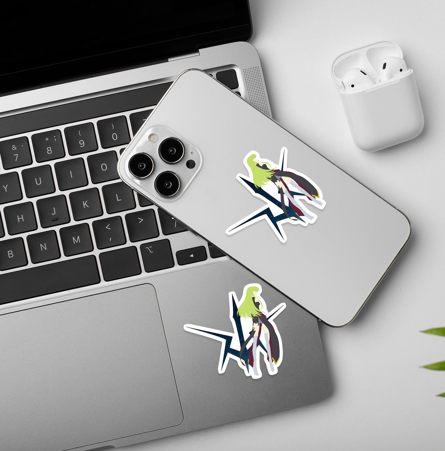 Yukana Nogami Code Geass - Laptop & Mobile Stickers
