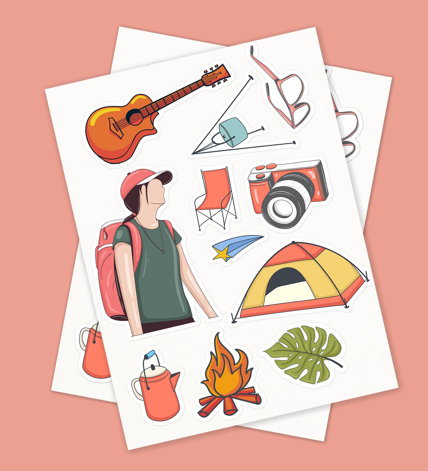 Camping Adventure Sticker Sheet