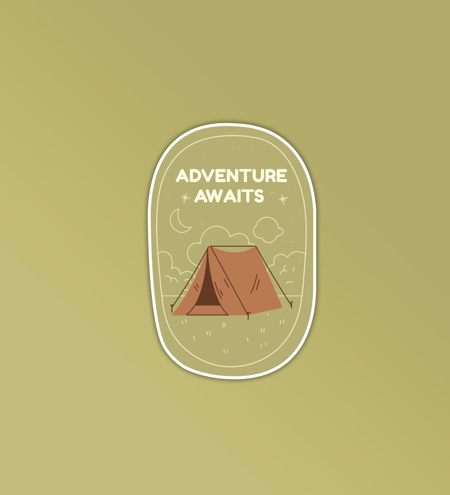 Adventure Camping Sticker