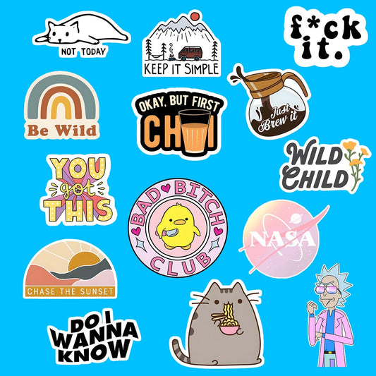 Chic Aesthetic Sticker Pack of 15