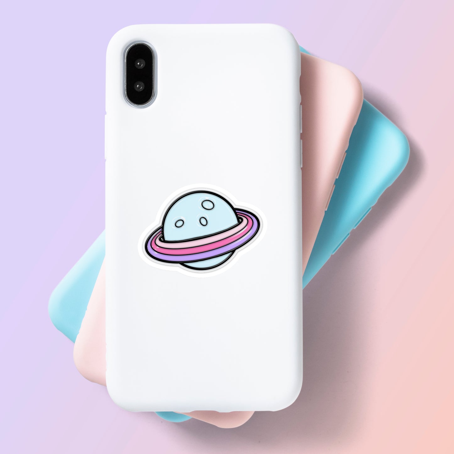 Cute Planet - Laptop & Mobile Stickers