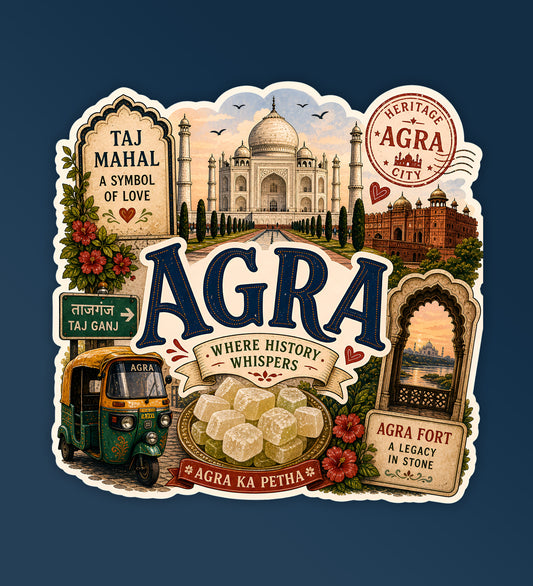Agra - Indian City Laptop / Phone Stickers