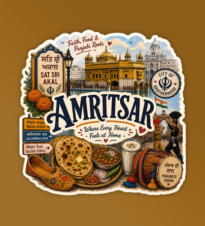 Amritsar - Indian City Laptop / Phone Stickers