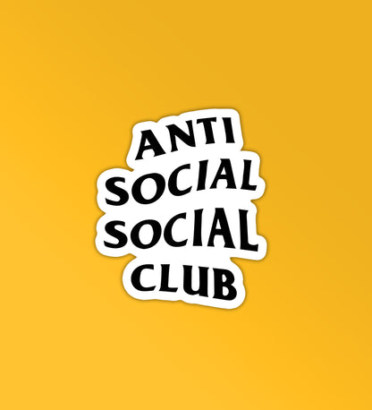 Anti Social Sticker
