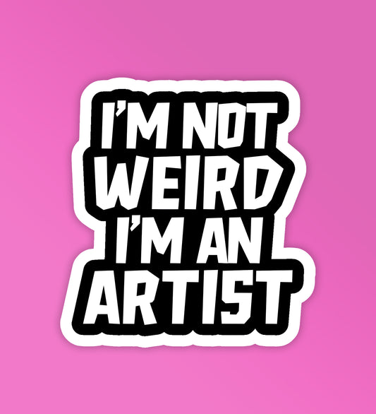 I'm Artist - Laptop & Mobile Stickers