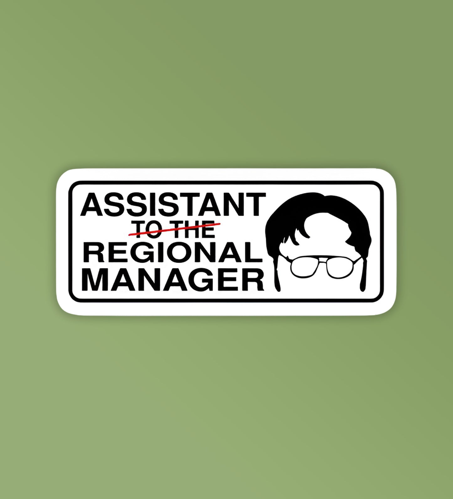 Assistant Regional Manager - The Office - Laptop/Mobile Sticker